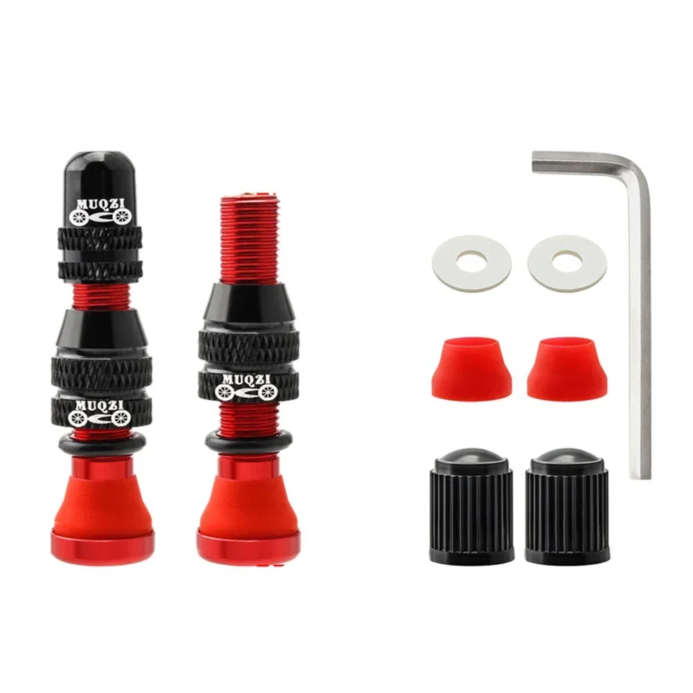 Бескамерный клапан для велосипеда 2 шт. 40 мм трубка обода колеса клапаны AV-Schrader