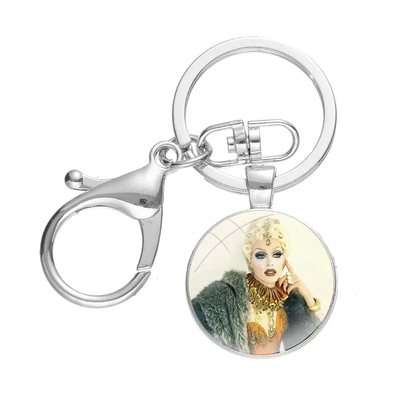 Брелок ручной работы из стекла с кабошоном брелок для ключей подвеска брелки