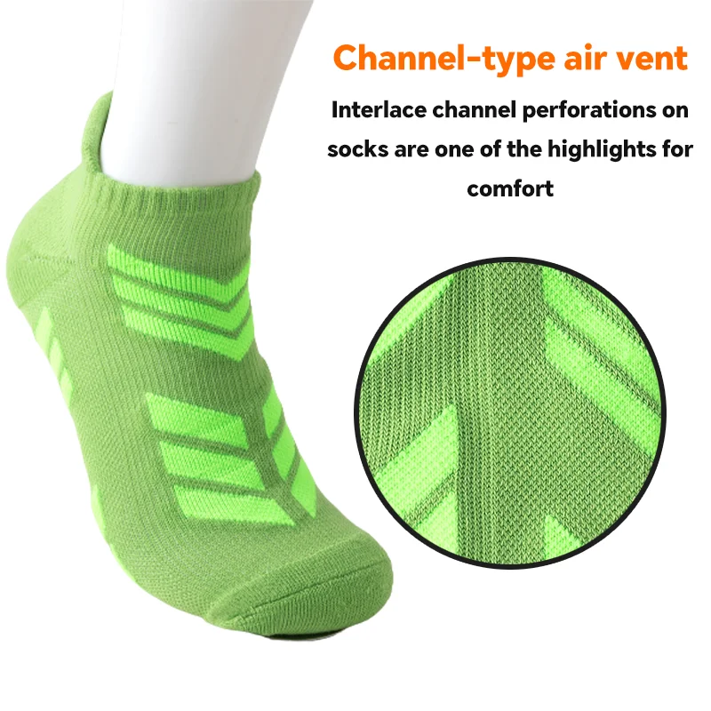 YUPAO Women Men Professional running socks Anti Odor Sweat Absorption Sports socks Shock Absorption Wear Resistance Fitness sock