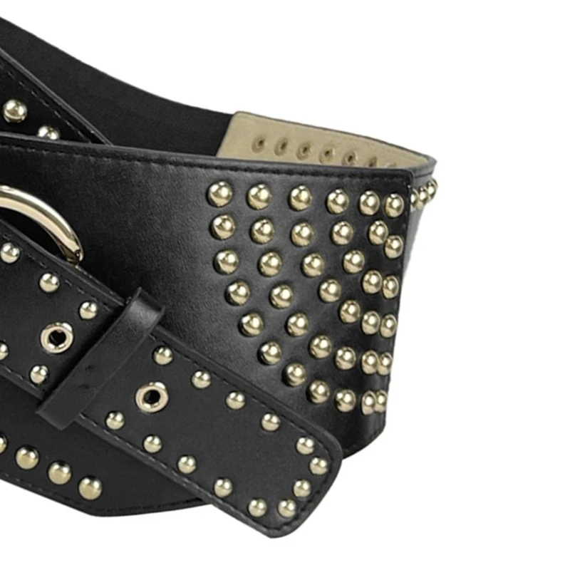Женский декоративный пояс Субкультура PU Корсетный Western Rive Пояс с шипами