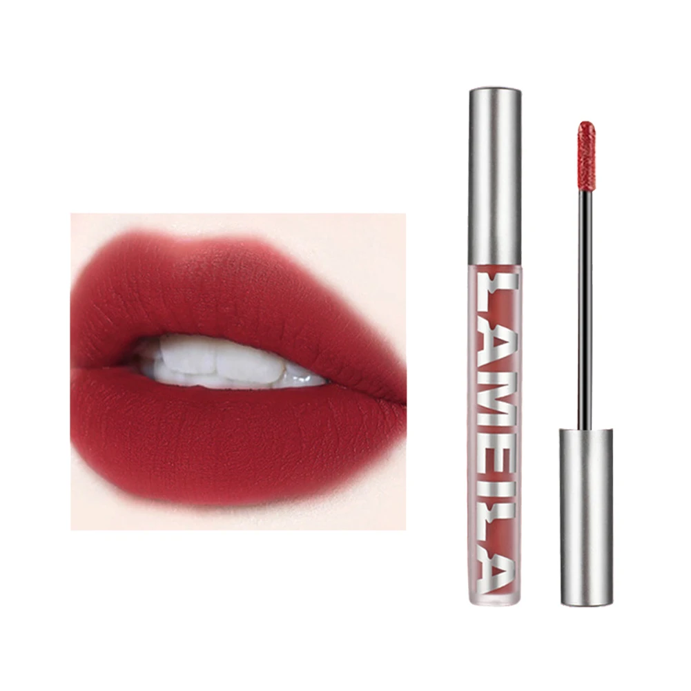 

Portable Moisturizing Smooth Waterproof Long Lasting Air Lip Glaze Nourish Non-fading Lip Gloss Matte Velvet Lipstick
