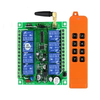 ndustrial sector dc 12v 24v 36v 8ch 10a rf wireless remote control switch system with 300m 2000m distance 868mhz transmitter
