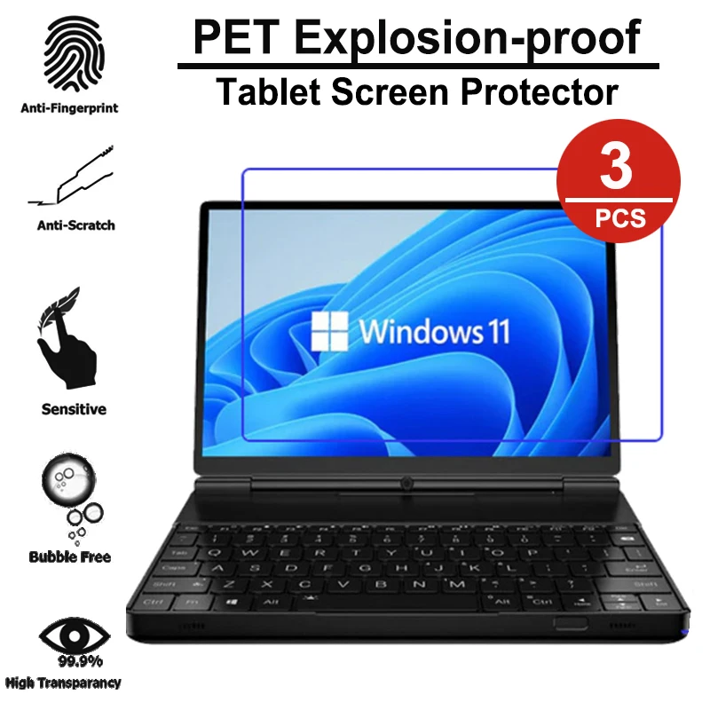 

3 шт. Взрывозащищенная защитная пленка для экрана для GPD WIN Max2 Max 2 10,1 дюймов Pocket3 8 дюймов Hd прозрачная пленка для питомца планшета фильма