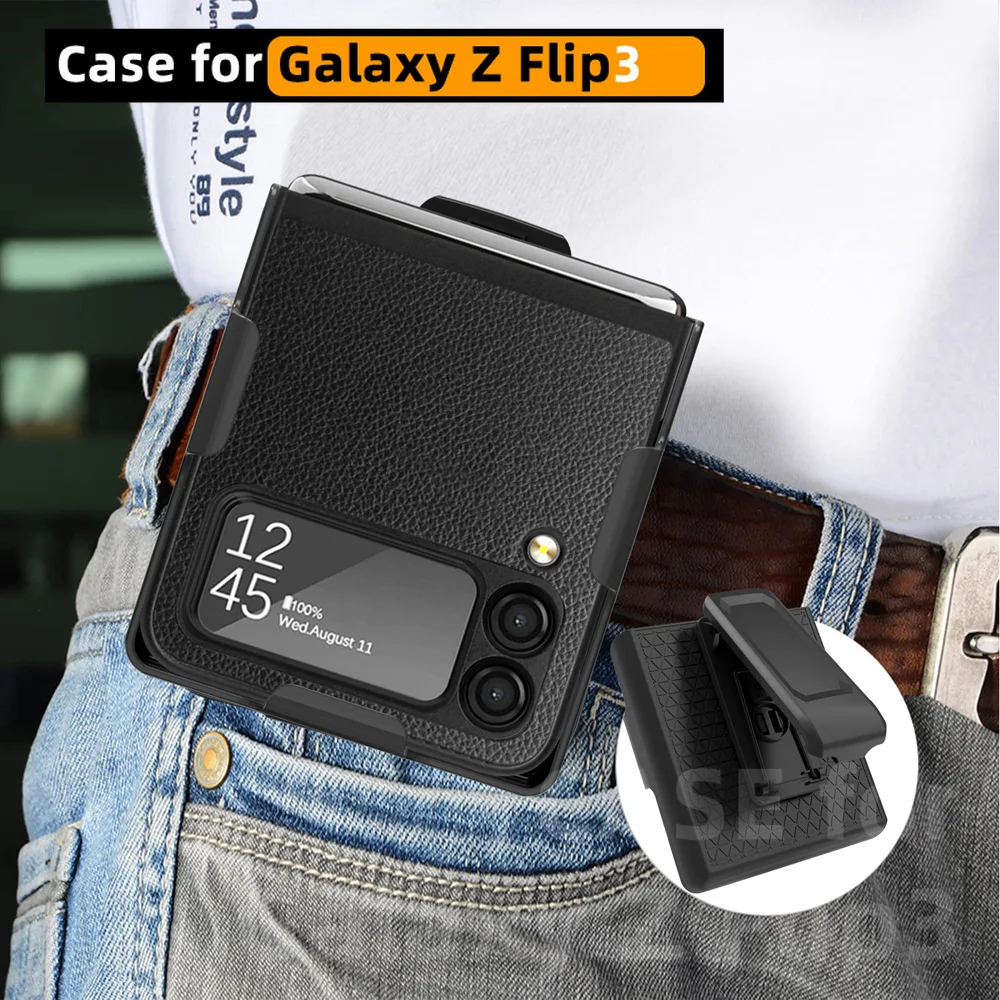 

Чехол для Samsung Galaxy Z Flip3, мужской чехол-книжка для Galaxy Z 3