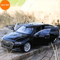 132 silly cat metal car model for audi a6 c8 sedan 2019 model car vehicle boy children toy car model car models collection