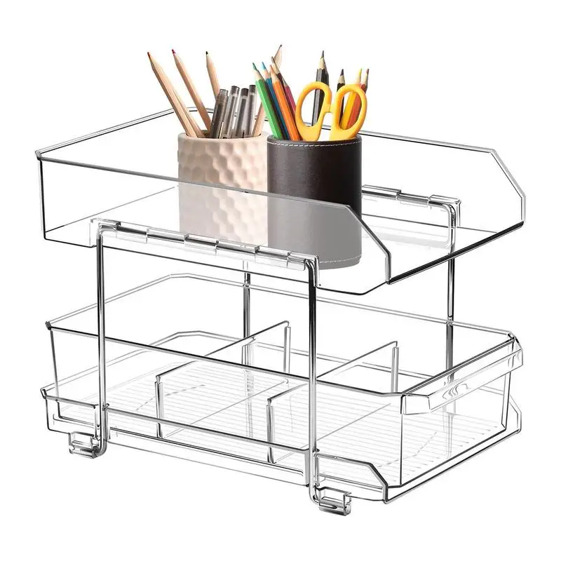 

Under Sink Storage Organizer Household Large Capacity Kitchen Sponge Holding Rack Detachable House Washbasin Dishcloth Shelf