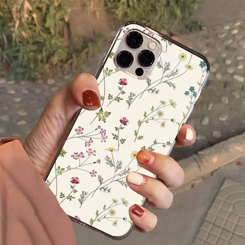 Фото Fable цветочный чехол для телефона Iphone 7 8 Plus X Xr Xs 11 12 13 Se2020 Mini Mobile Iphones 14 Pro Max Case №3