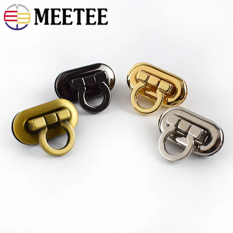 5pcs Meetee Metal Turn Twist Lock Buckles Women Bag Handbag Closure Decoration Clasps DIY Leather Craft Hardware Accessories | Дом и сад