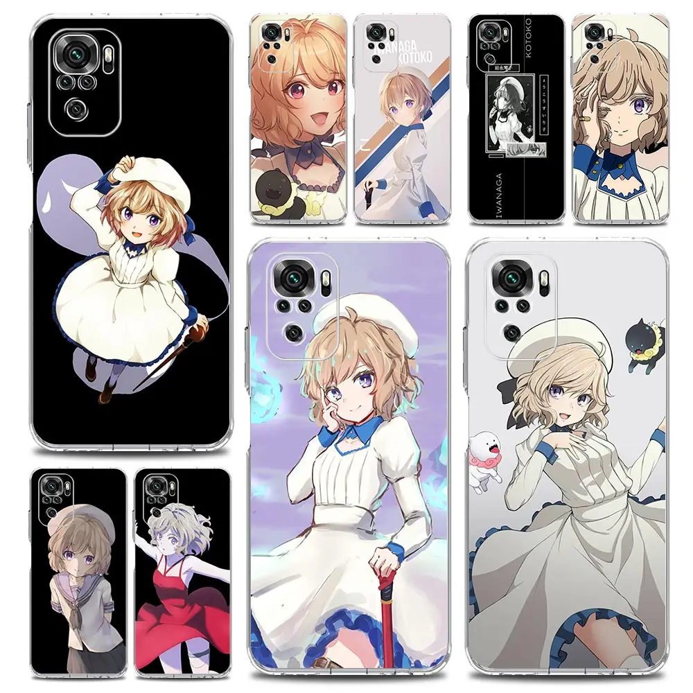 

Kotoko Iwanaga Anime In Spectre Clear Phone Case For Xiaomi Redmi Note 12 5G 9S 9 8 10 11 Pro+ 9T 8T 10C 9C 9A 7 Pro Soft Cover
