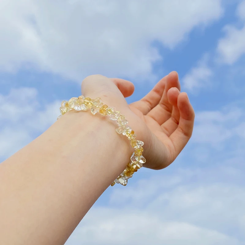 

Natural Crystal Stone Beads Bracelet Women Pink Crystal Bracelet for Women Gold Color Adjustable Lobster Clasp Bangle Jewelry