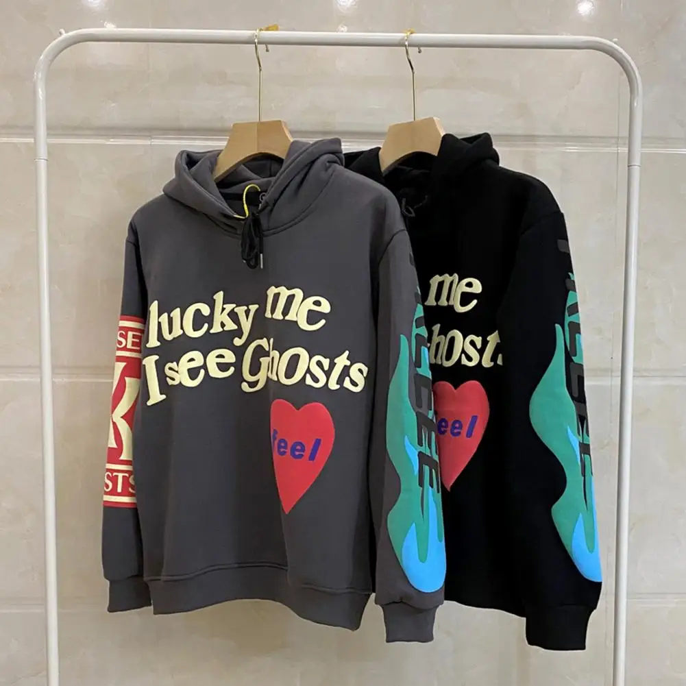 

Trendy Autumn Hoodie Streetwear Women Men Hoodie Pullover Thick Graffiti Spring Hoodie Warm