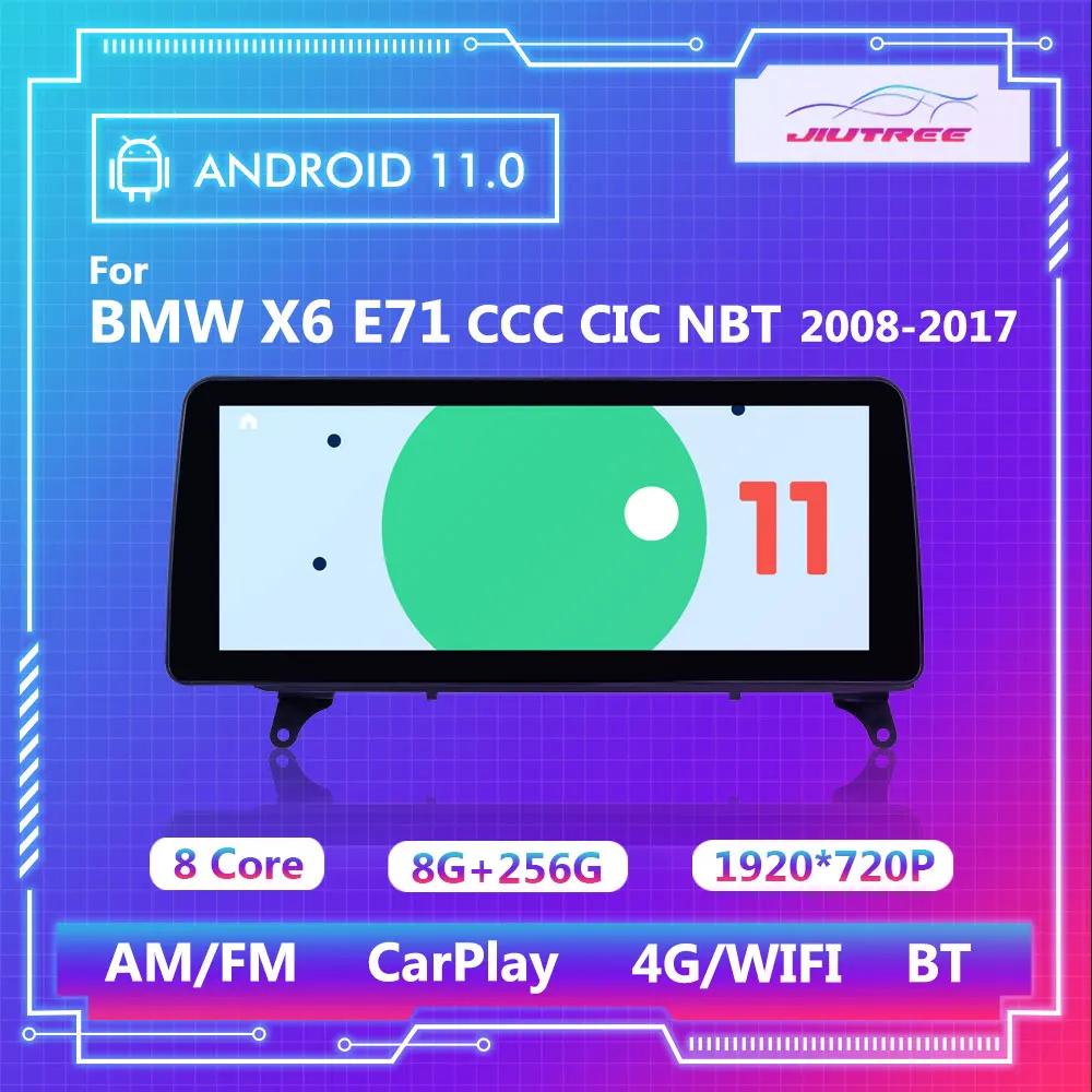 

320G Android Car Radio For BMW X6 E71 2008-2017 CCC CIC NBT System GPS Navigation Auto Stereo DVD Video Multimedia DVD player