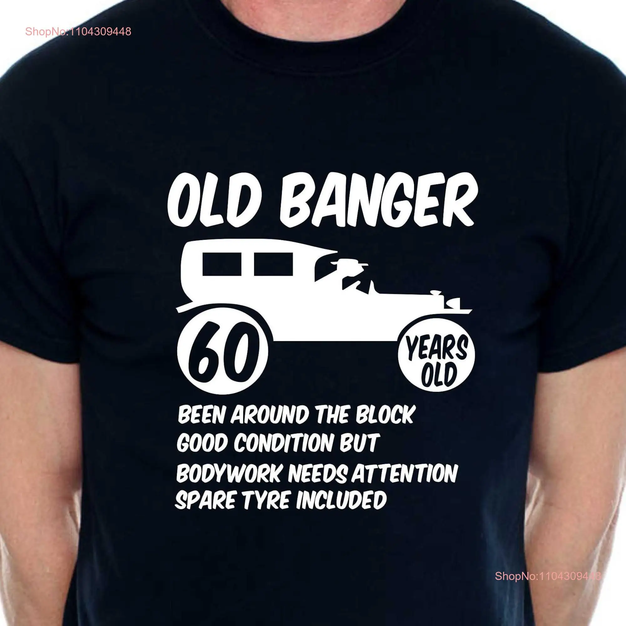Print4u Old Banger 60-летний 60-й день рождения новинка забавная футболка с длинными или