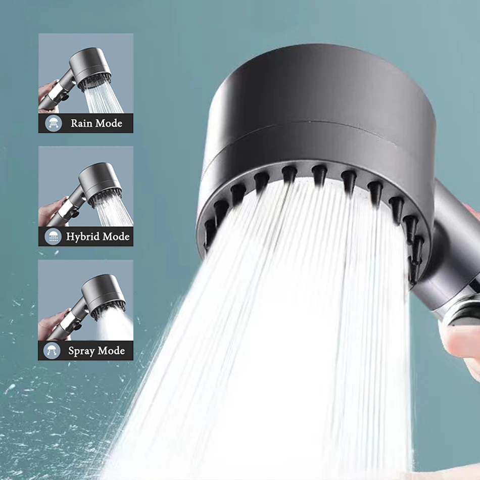 

High Pressure Filter Message Shower Head Handheld Water Saving Spray Nozzle Modern Showers For Bathroom Accessories Hard Water