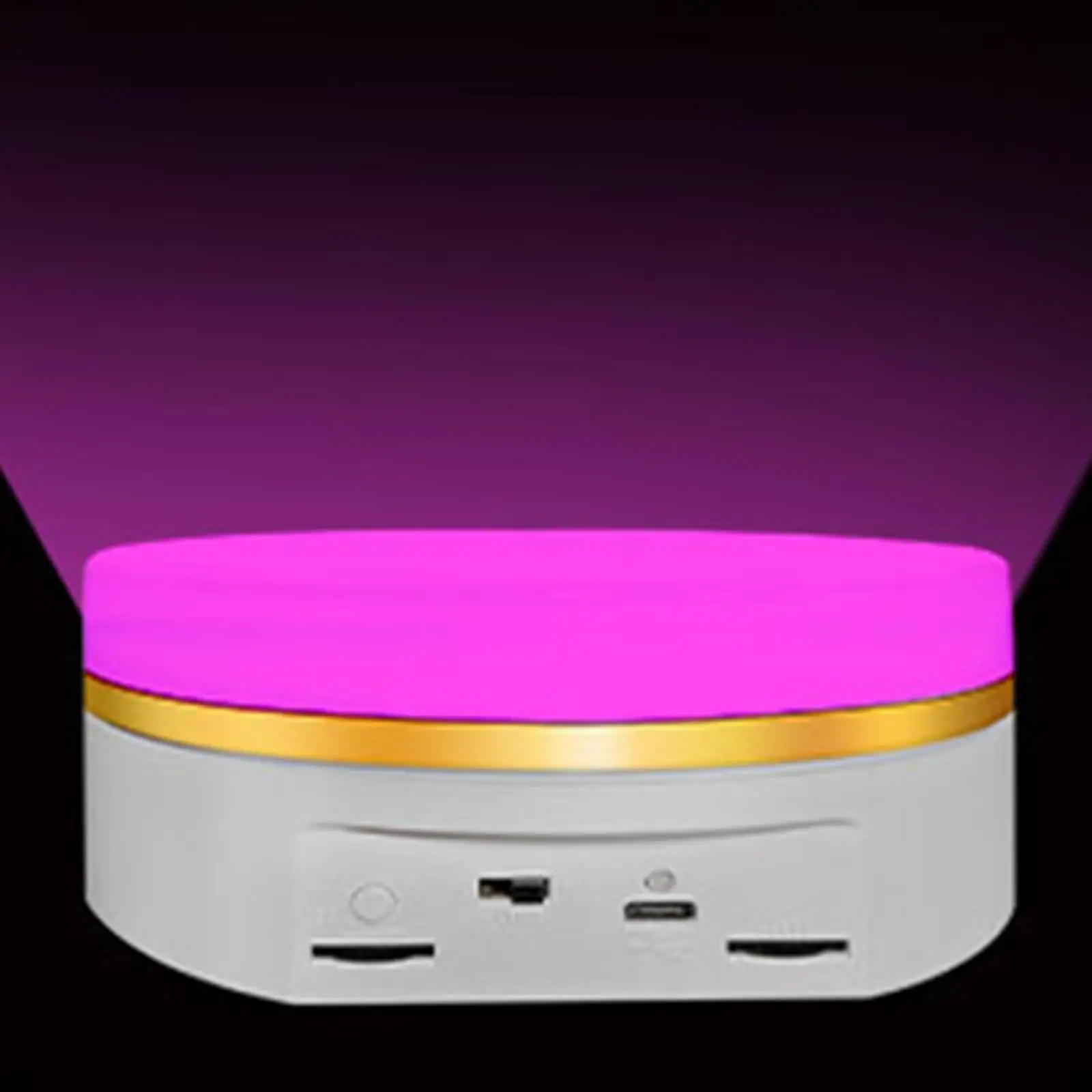 Электрическая вращающаяся подставка для обуви с разноцветной подсветкой