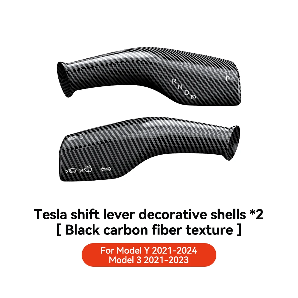 

Для Tesla Model 3 Model Y Полный комплект накладки из матовой отделки из углеродного волокна на рычаге стеклоочистителя для Tesla 2021-2023 Аксессуары