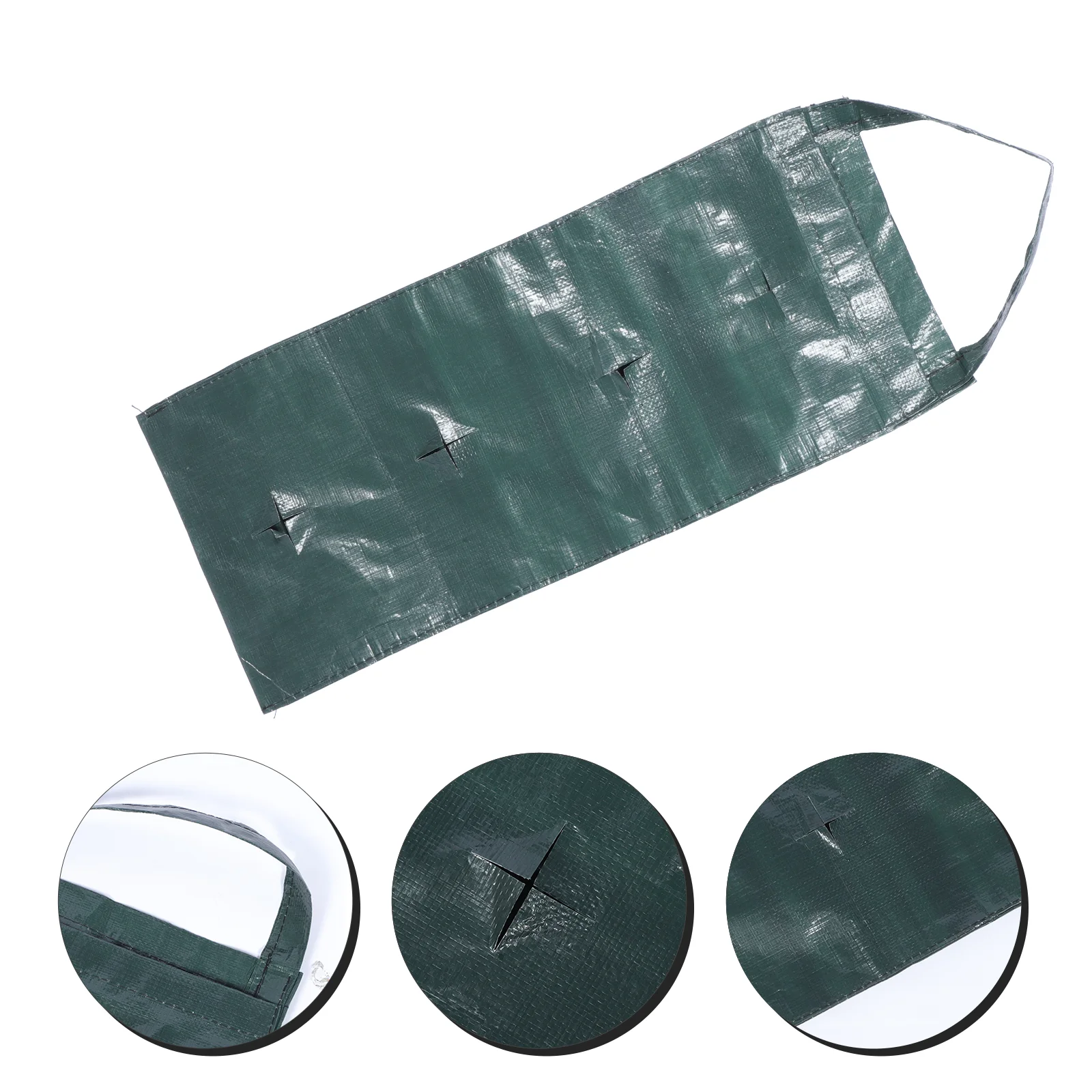 

2Pcs Hanging Strawberry Planting Container Vertical Grow Bags Vertical Wall Garden Planter Vertical Garden Pots