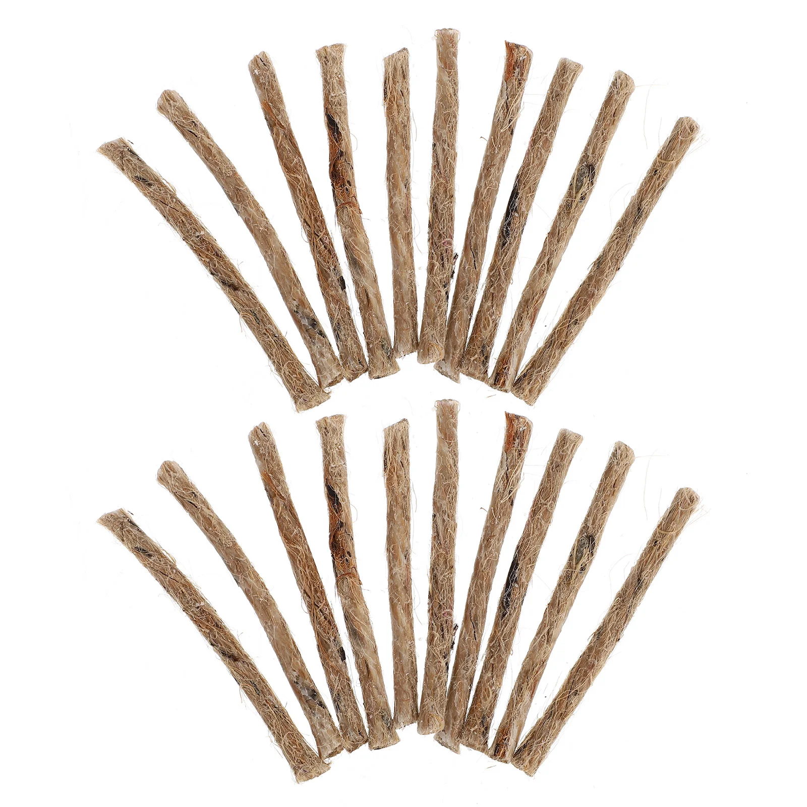 

20 Pcs Fire Rope Stick Outdoor Tools Fire Starting Rope Emergency Outdoor Fire Tool Grill Tools