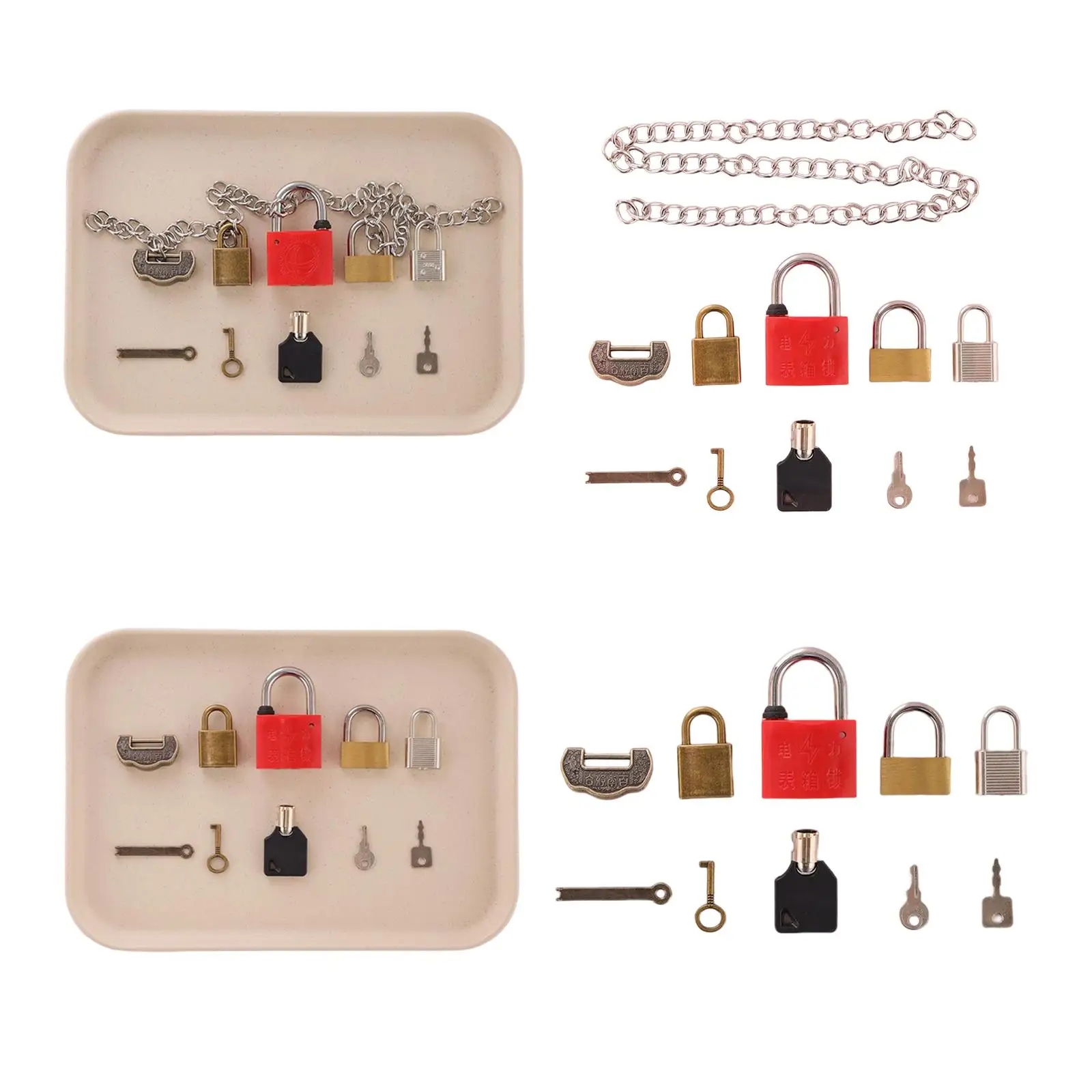 

Montessori Lock Set Keys Educational Toys Developmental Toys fors