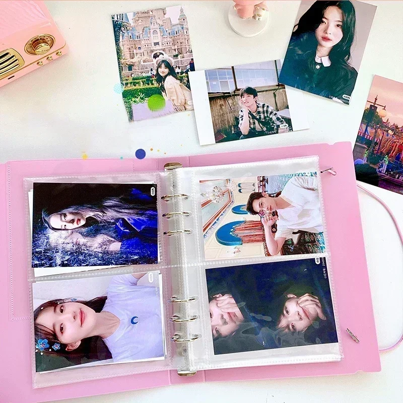Держатель для фотокарт A5 Kpop держатель фотокарточек в альбоме Polaroid книга