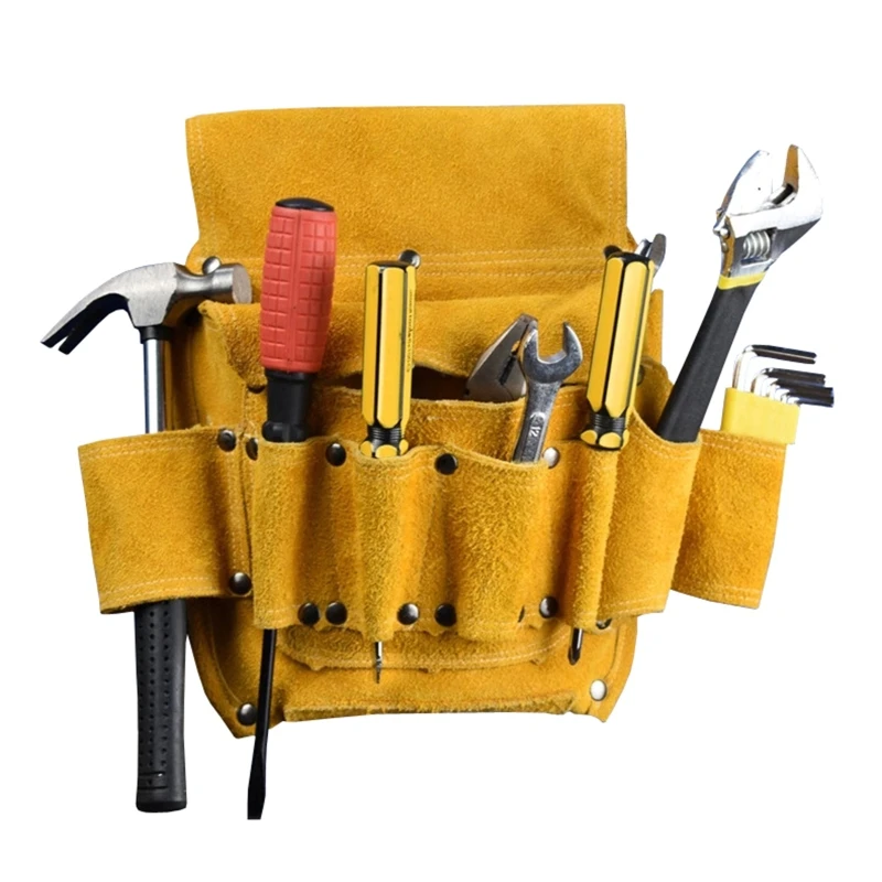 

Upgraded Tool Pocket with Multi-pockets Electrician Tool Waist Bag with Multiple Pockets Hardware Tools Pouch Portable