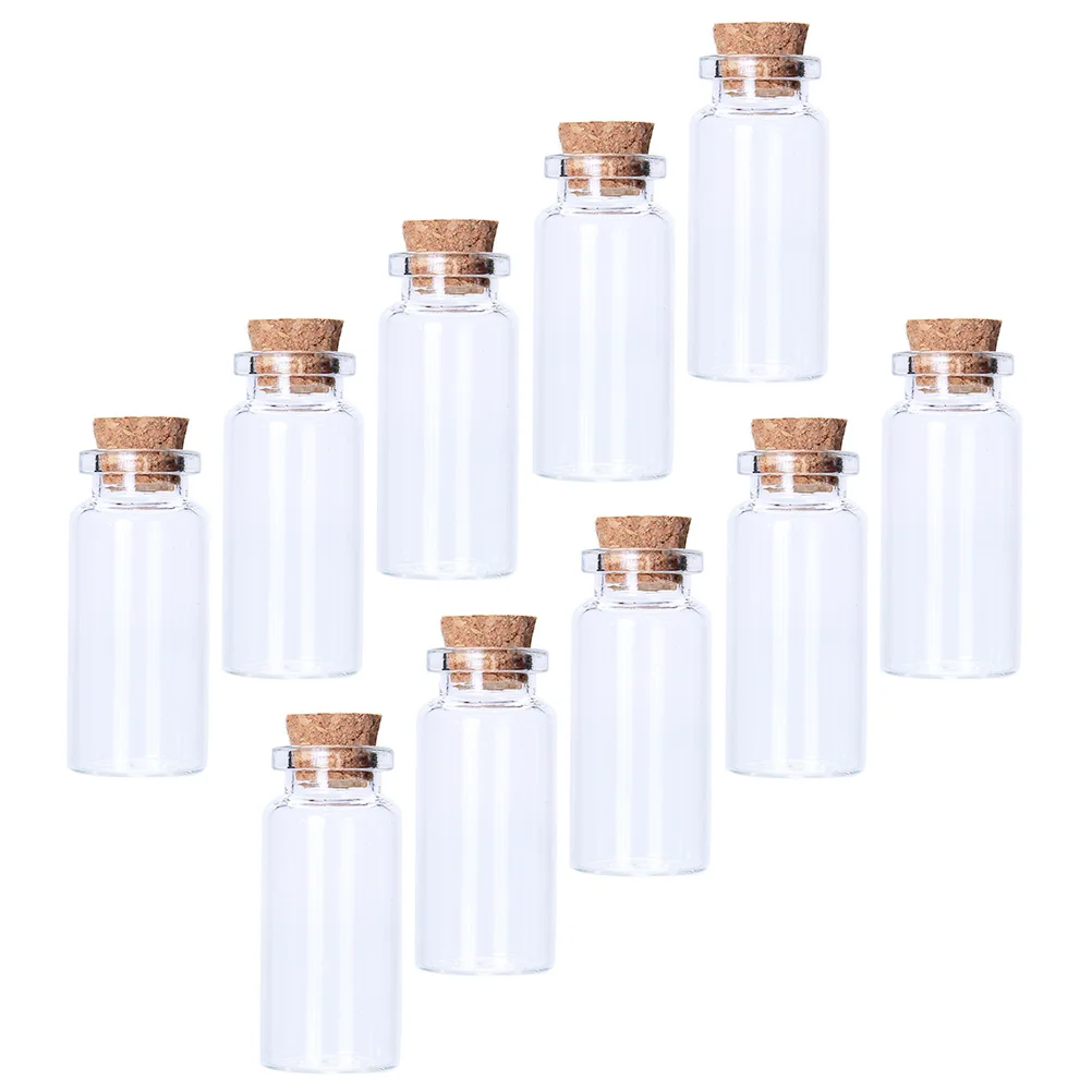 

Bottles Cork Mini Bottle Jars Smallwishing Storage Vials Jar Tiny Diy Stopperscanisterwood Craftdecoration Wedding Message Corks