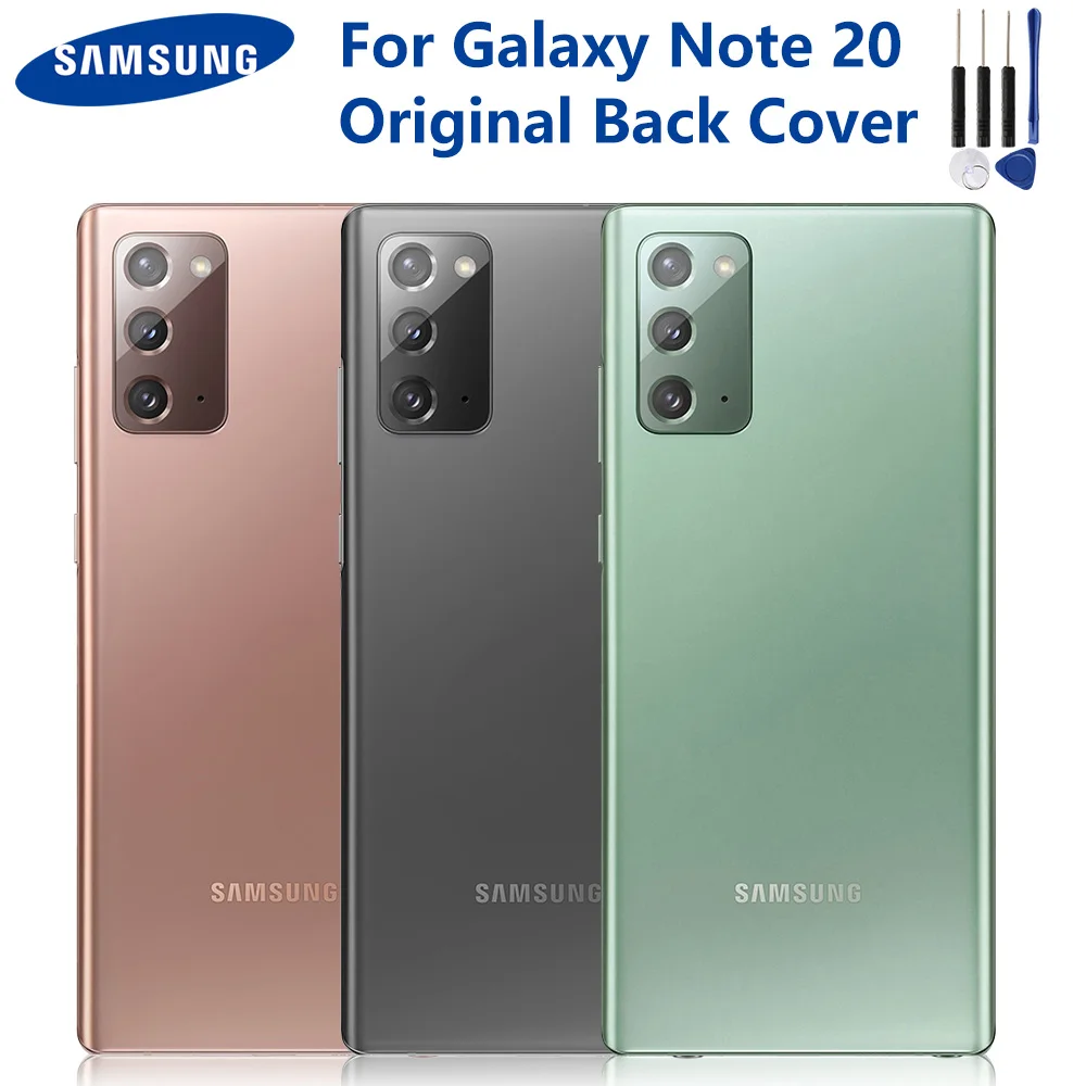 

Samsung Original Back Battery Door Rear Plastic Case For Samsung Galaxy Note20 Note 20 Housing Rear Back Cover Case