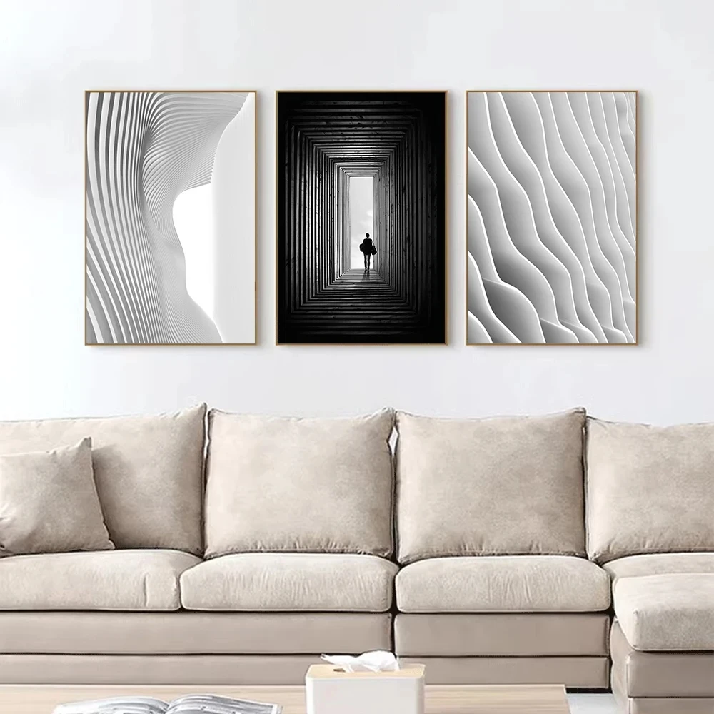 Абстрактная Картина на холсте современный простой узор с изображением космоса