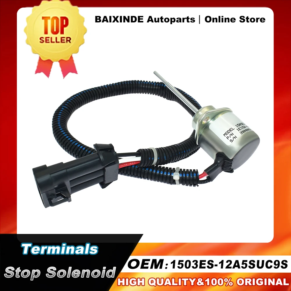 

OEM 1503ES-12A5SUC9S 1503ES12A5SUC9S клеммы стопорный соленоид Для Woodward 1500 серии Kubota V2203 чехол 560 и Thermo King