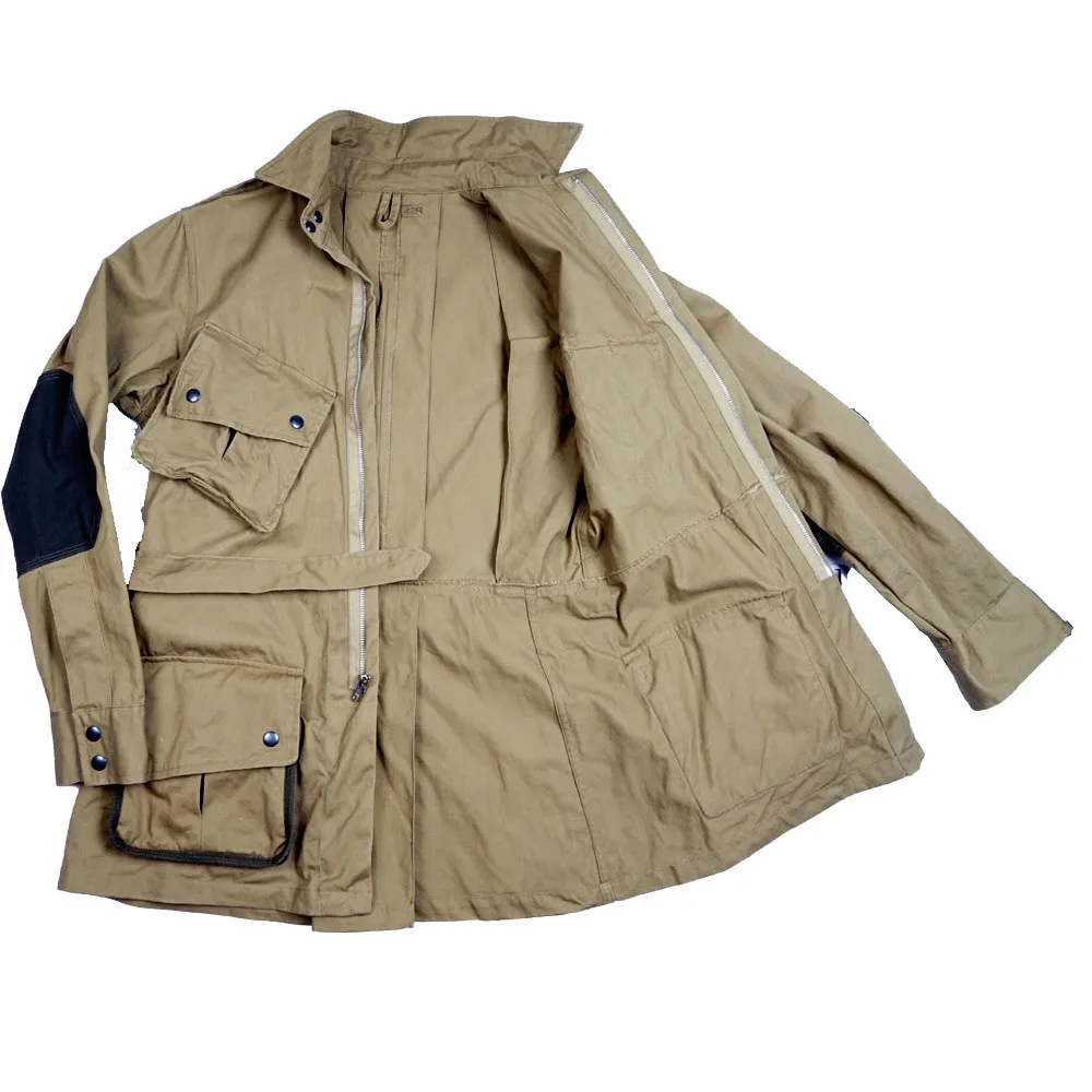 American M42 Paratroooer Soldier Coat Military Outdoor Jacket Retro WW2 US Army Training Uniform For Men Running Blouse