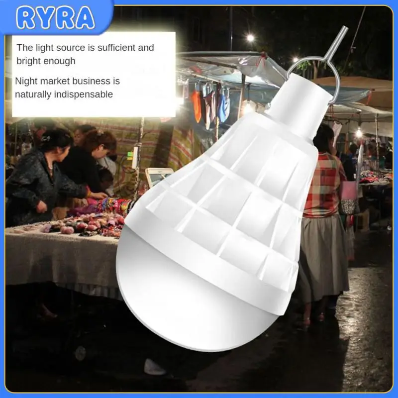 

Portable Led Lights Energy-saving Solar Outdoor Lights High Brightness Pendant Light Lamp Bulb Usb Charging Emergency Lamp Abs