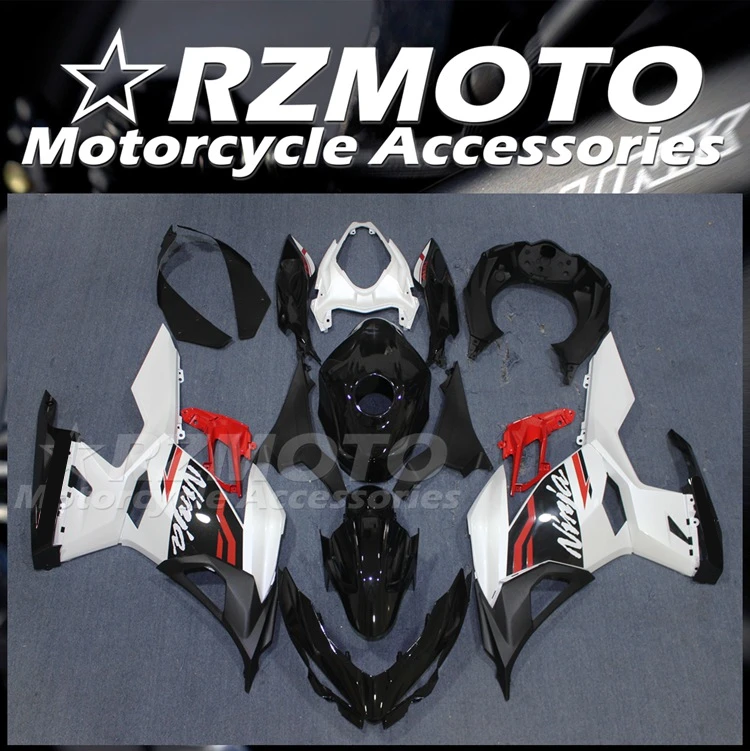 

Комплект обтекателей для мотоцикла из АБС-пластика, подходит для Kawasaki Ninja 400 2019 2020 2021 19 20 21, корпус и крышка резервуара белого и красного цвета