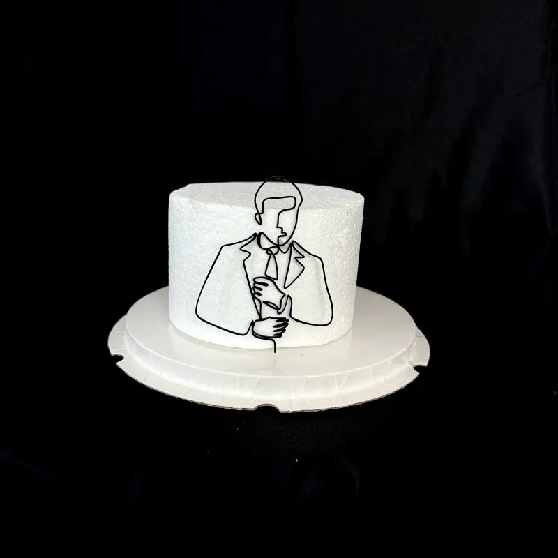 

Акриловый топпер для торта WOHLTAO с изображением лица