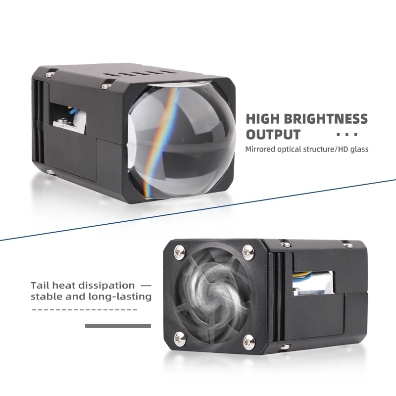 Супер яркий матричный модуль объектив 1 8 дюйма би-светодиодный лазерный проектор