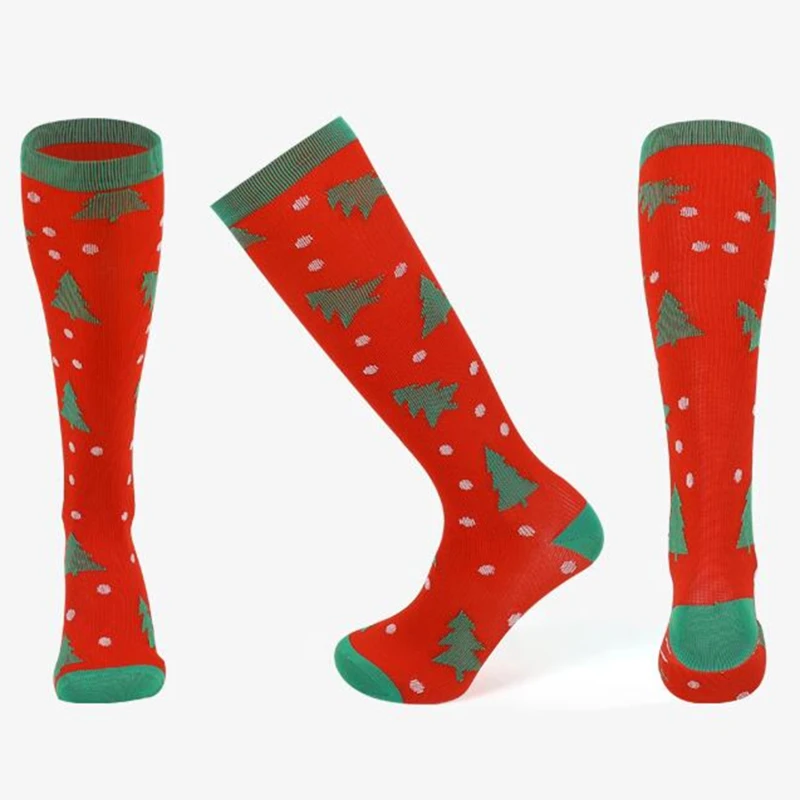 

Профессиональные велосипедные носки, высокие женские Спортивные Компрессионные носки для бега 2022