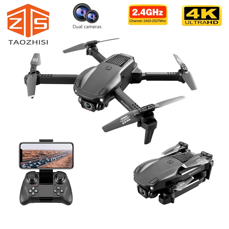 

V22 Drone Mini 6K HD Dual Camera FPV Professional Aerial Photography Obstacle Avoidance Foldable RC Quadcopter Helicopter Toys