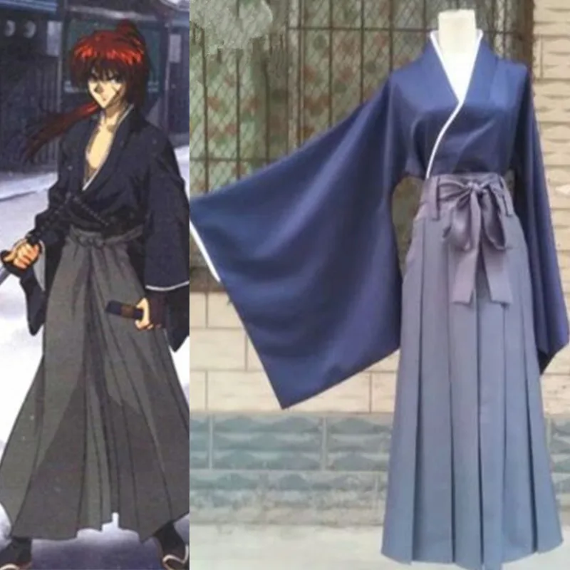 Фото Rurouni Kenshin Executioner Himura Kenshin Кимоно Кендо Костюм Косплей Костюм №2