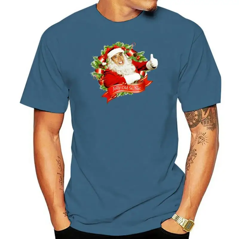 

Men Hoodie Nicolas Cage Christmas Jolly Old Saint Nic Unisex Women Streetwear