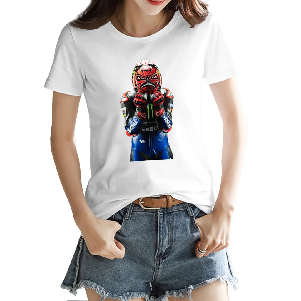 

Women's T-shirt Fabio-Quartararos 1 Hot Sale Round neck Nerd Fresh White Tees Tops European Size
