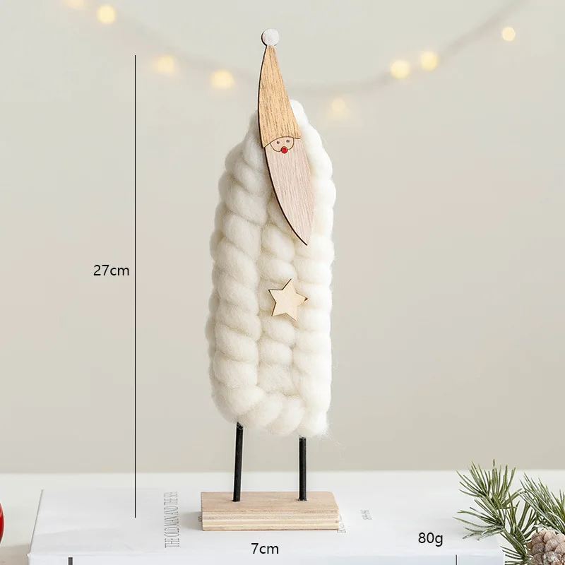 Фетровые новогодние украшения в скандинавском стиле