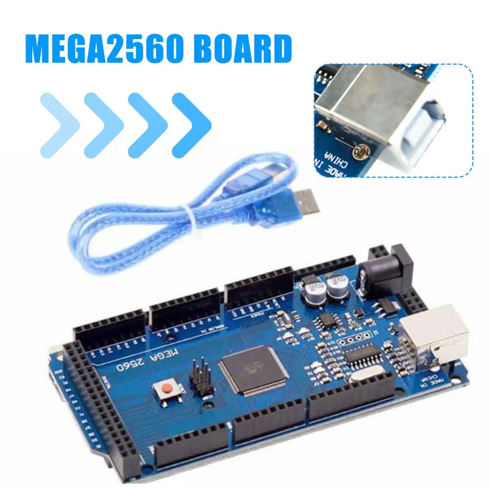 

MEGA2560 R3 улучшенная версия CH340, макетная плата MEGA 2560 R3, макетная плата USB для Arduino Y7O4