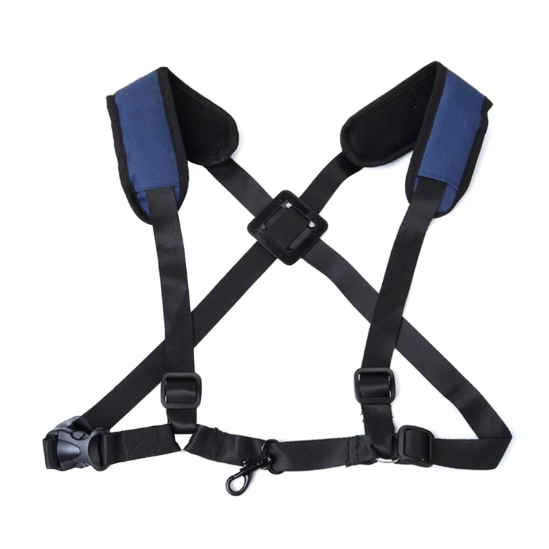 

Saxophone Strap Alto, Soft Padded Nylon Sax Strap Saxophone Shoulder Strap Adjustable Sax Chest Shoulder Strap Harness