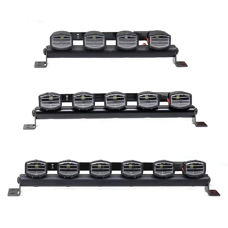 Светодиодная лампа на крыше автомобиля радиоуправлении для 1/10 RC Crawler Axial SCX10 90046 Trxs