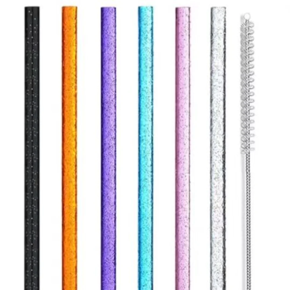 

Многоразовые блестящие трубочки Stanley, 10 штук