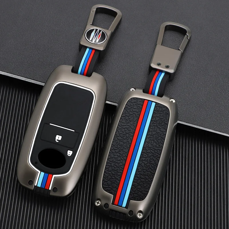 

Alloy Silicon Cover for Daihatsu Rocky Tanto LA600S 150S 800S for Toyota Yaris Vitz RAIZE Car Key Case Fob Remote Shell Keyring