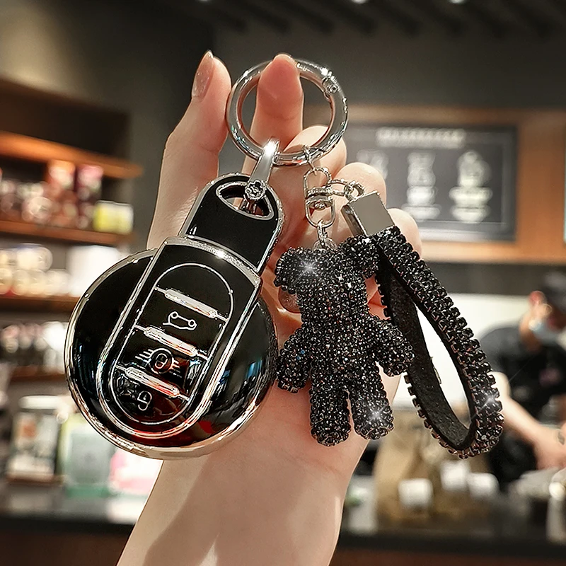 

Мягкий чехол из ТПУ для ключей от автомобиля для BMW Mini COOPERS COUNTRYMAN ONE JCW CLUBMAN F56 F55 F54 F57 F60 R60 S, автомобильный брелок, аксессуары