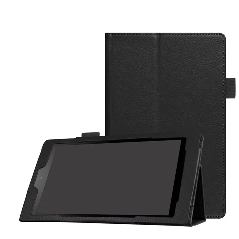 

Кожаный чехол-книжка с текстурой личи для Lenovo Tab 4 8 ТБ-8504F TB-8504 8,0 дюймов