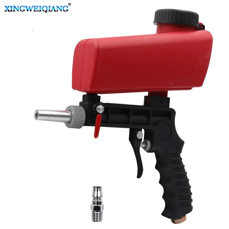 Adjustable Sandblasting Gun 90psi Portable Sand Blaster Sand