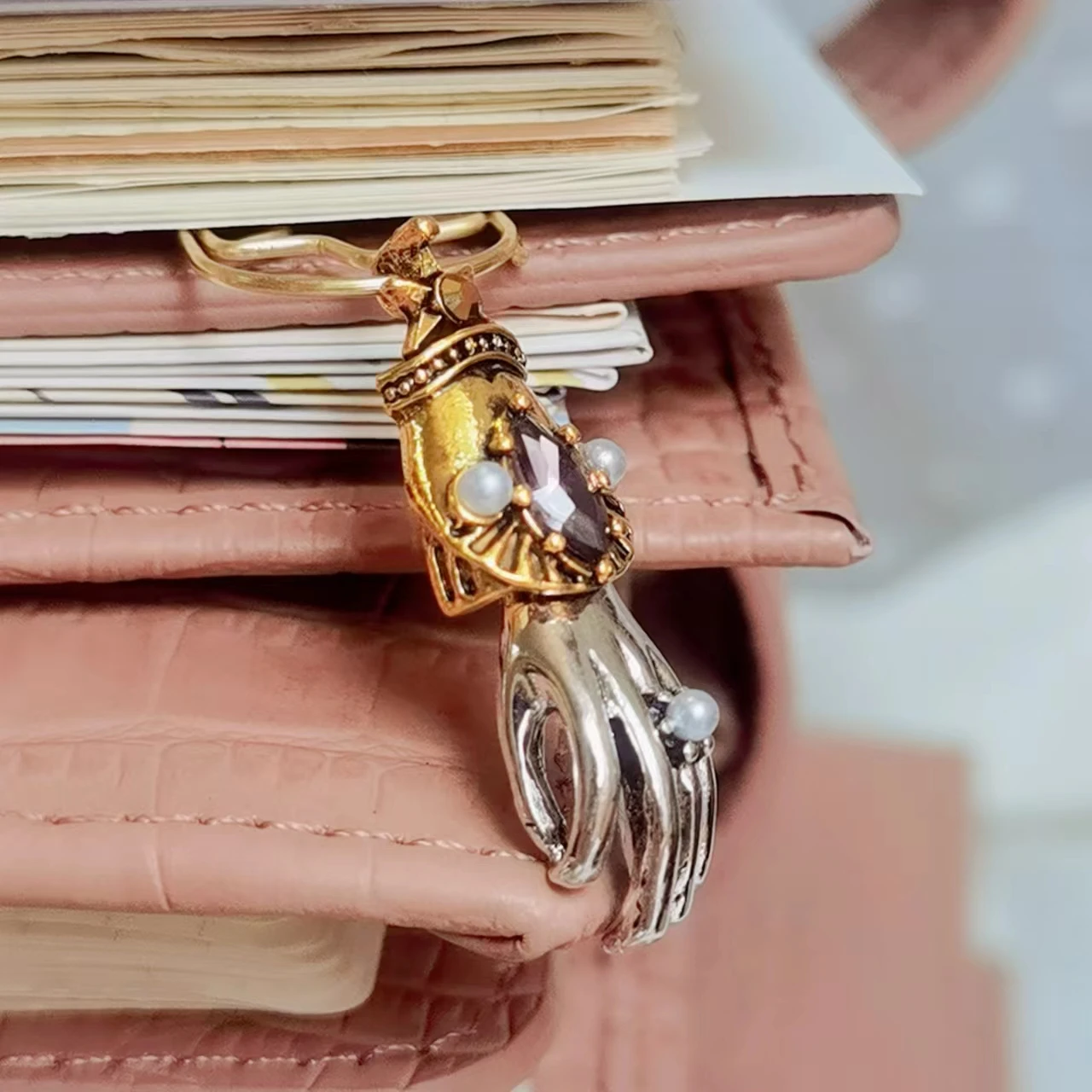 Винтажные жемчужные Зажимы для бумаги в стиле барокко