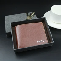 classic wallet men pu leather solid coin purse credit id card holder bifold purses carteira masculina multifunction men wallet